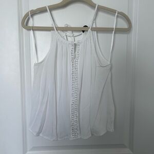 Ambiance White Sleeveless Top